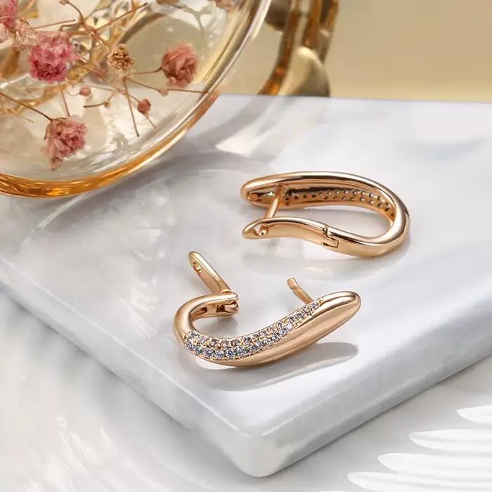 Boucle d'oreille en or véritable 14 carats avec diamants pour femmes, pour les soirées, pierre précieuse péridot, anillos de boda, diamant, bijoux de fiançailles