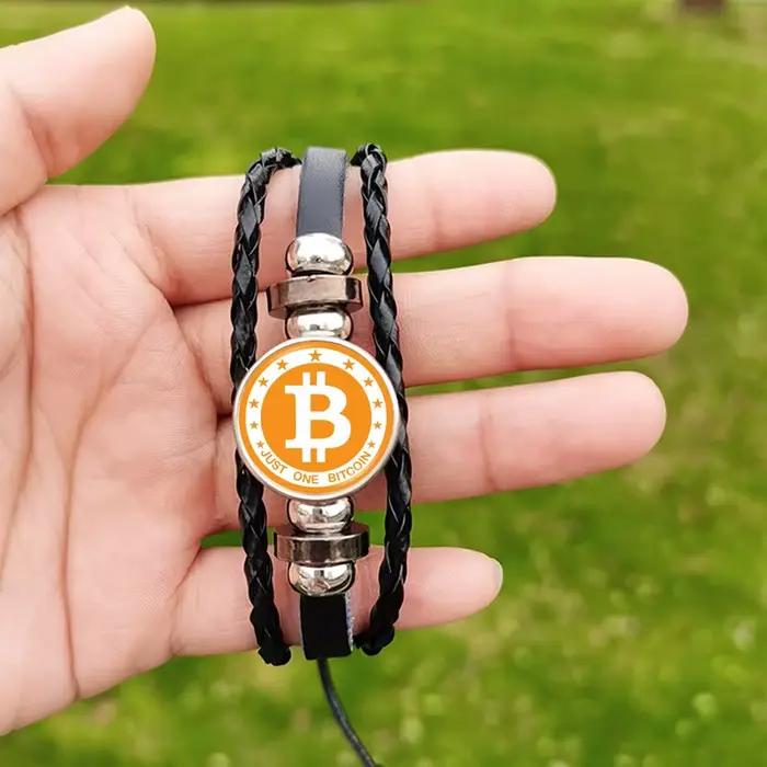 Bracelet en cuir multicouche avec breloque et photo en verre à la main pour hommes et femmes, idéal pour les occasions spéciales et cadeaux personnalisés
