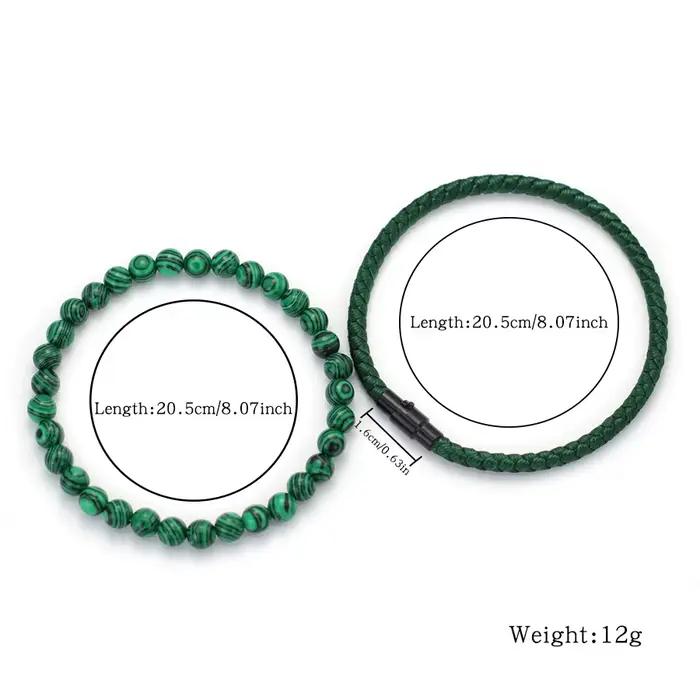 Hiphop hommes Bracelet ensemble 2 pièces 3 couleurs disponibles une Grade 4mm quille chaîne Braclet chanceux fil rouge Braslet Pulseras Tela Suerte