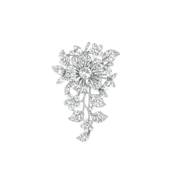 Broches de style baroque, design floral vintage de luxe pour hommes et femmes, bijoux et accessoires de mode
