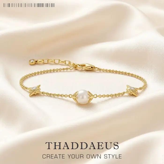 Bracelet perlé avec étoiles en or pour femme, bijoux bohèmes en argent regardé JO925, cadeau cosmiqu