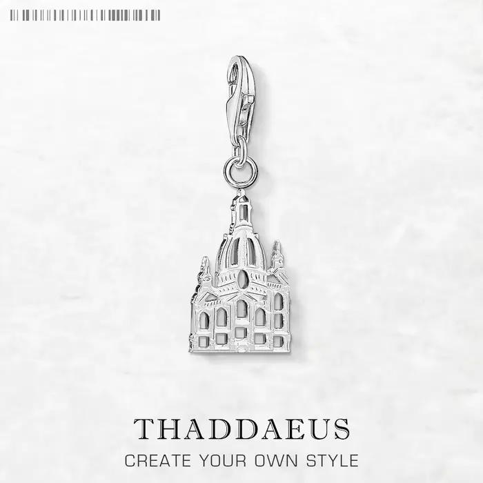 Frauenkirche Dresden Dangle pendentif à breloque Club européen bijoux fins pour femmes hommes cadeau