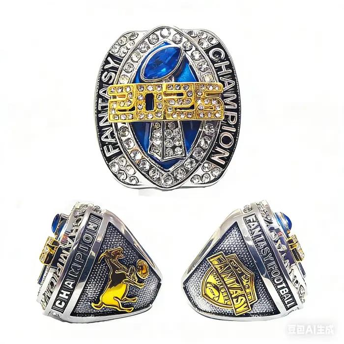 Bague de championnat de football fantastique 2026, accessoire de mode pour homme, cadeau, objet de c