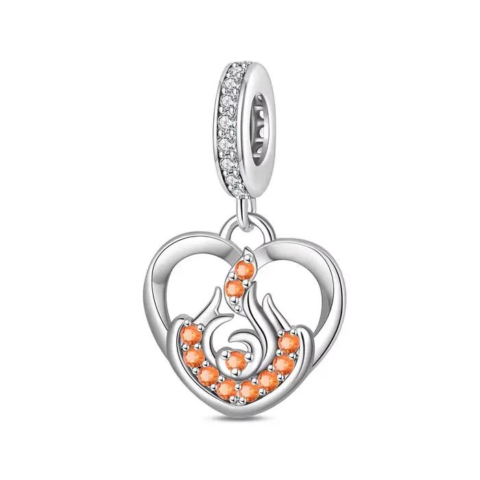 Breloques originales plaquées argent, perles pour bracelets, breloques DIY, cadeau pour femme, acces
