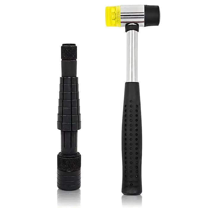 Kit d'outils de dimensionnement de bagues, agrandisseur et réducteur de bagues, marteau en caoutchou