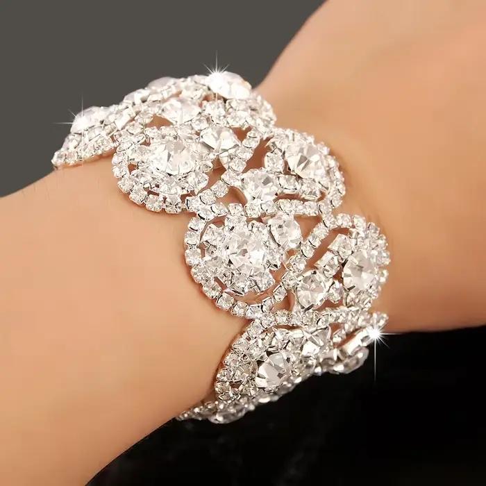 Bracelet en argent 925 et cristal de zircone AAAAA pour femmes, bijoux de luxe de soirée