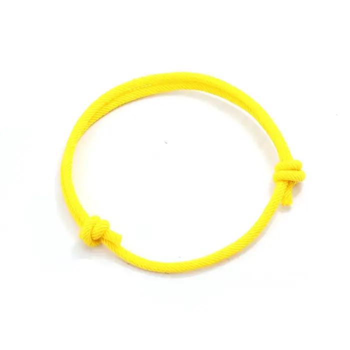 Bracelet en corde réglable fait à la main pour hommes, chaîne fine de 4mm, cadeau pour lui, fil port