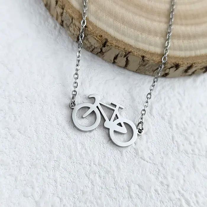 Collier Amusant en Métal Plaqué Or Rose pour Femme, Cadeau Minimaliste