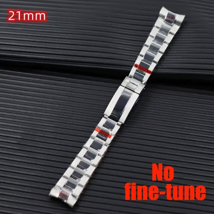 Bracelet de montre Oyster Jubilee 21mm, 3/5 pièces, maillons pour Deep Sea Dweller Seiko NH35/34 904