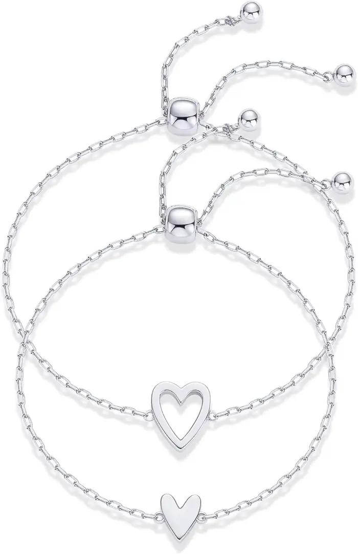Ensemble de bracelets solitaire en acier inoxydable plaqué or 14 carats pour femmes, breloques en fo