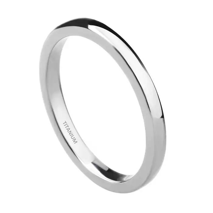 Somen – bagues de 2mm pour femmes, Bague bleue en titane mince, Bague de fiançailles, de mariage, bi