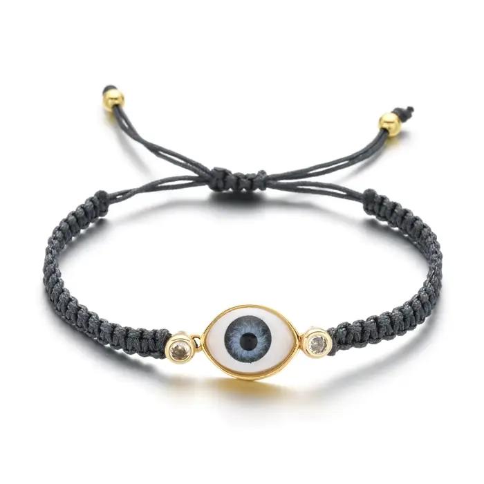 Bracelet œil maléfique bohème pour femme, bijoux en ULtressée, bijoux turcs, nouveau