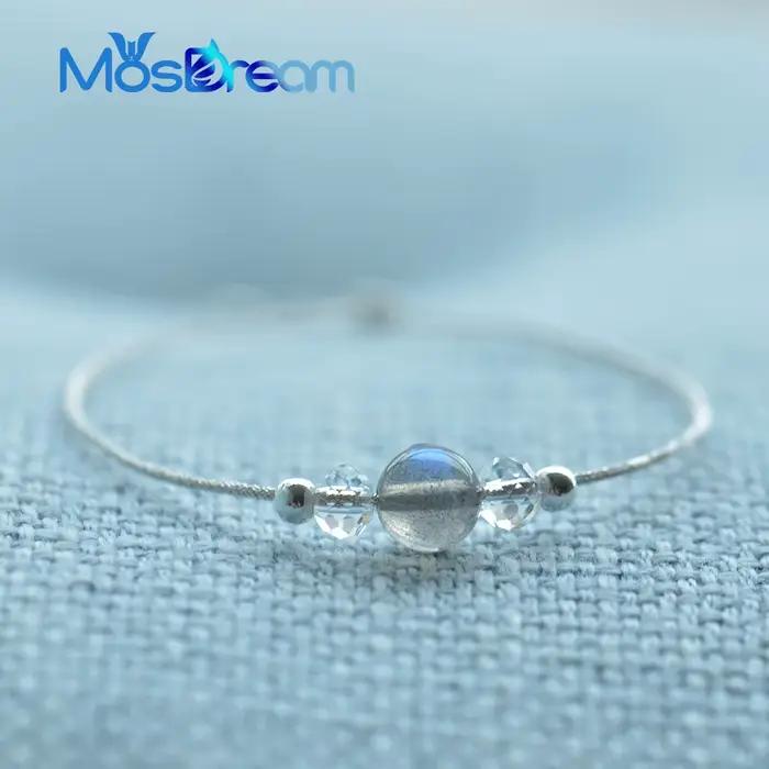 ITSMOS-Bracelet Coeur pour toujours, Labrumen naturel, Élégant et délicat, Dragonne pour femme, Cade