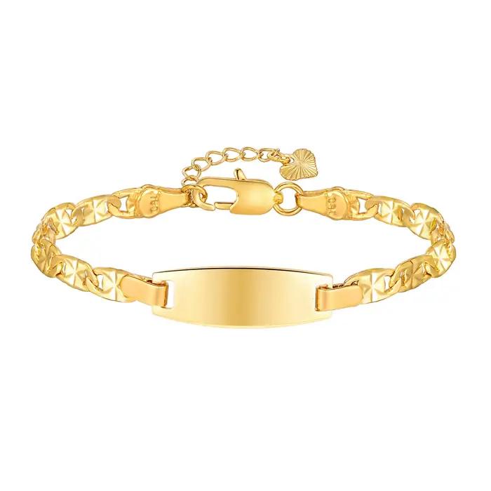 Bracelet de pierre de naissance personnalisé pour femme, gravé, citation inspirante, nom, barre d'id