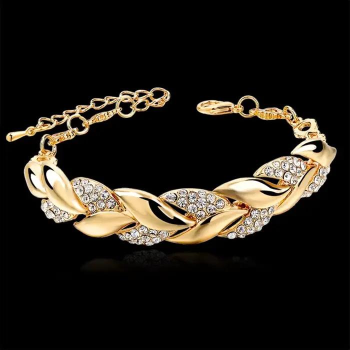 Bracelet en argent Sterling 925 pour femmes et filles, élégant, en cristal, cadeau d'anniversaire, b