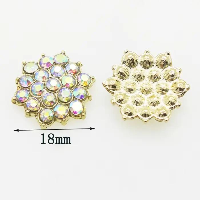 Meilleure vente brillant alliage 10 pièces/ensemble strass perle bijoux décorations vacances à la main produits créatifs accessoires en gros