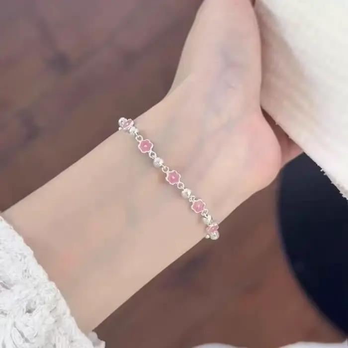 VIVILADY charmant géométrie fleur Vintage lumière luxe Bracelet pour femmes mode bijoux minimaliste accessoires vente en gros fête
