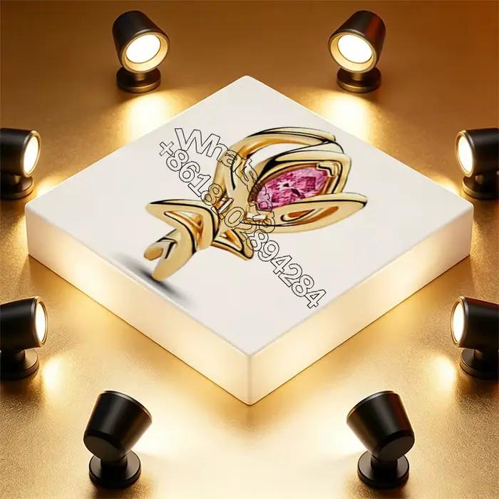 Le nouveau bracelet en argent 925 de DYAI. Pendentif maison dorée charmante à faire soi-même. Bijoux luxueux adaptés au quotidien des femmes, aux cadeaux de fête et aux occasions spéciales.