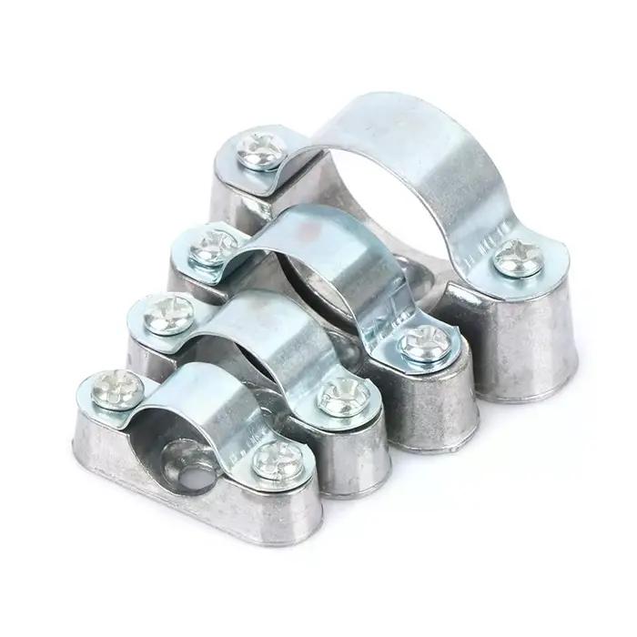 5 pièces 16mm 20mm 25mm 32mm collier de serrage avec vis des mètres muraux loin du mur de la carte selle ligne de carte pince de tuyau