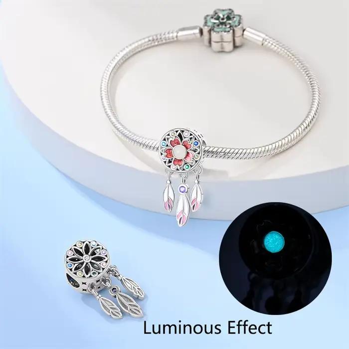100% 925 argent Sterling meilleurs vœux brillant capteur de rêves Net série breloques perles ajustement 3mm Bracelets originaux bricolage cadeau bijoux fins