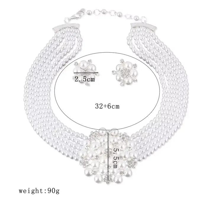 Audrey Hepburn Breakfast at Tiffanile 1950s Costume Jewelry Set, Pearl Necklace, Earring Bracelet, Isotette Holder, Accessrespiration