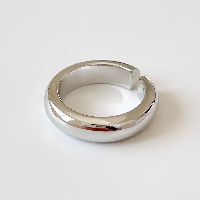 Bagues lisses originales en argent Sterling 925 pour femmes, bague de fiançailles de mariage, Vintage, bijoux fins
