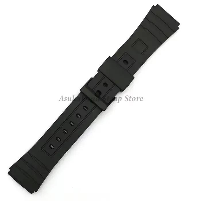 Bracelet en caoutchouc de Silicone pour Casio W800H A158/168 AE1200/1300 F91W F84, 12/14/16/18/20/22mm, accessoires pour hommes et femmes