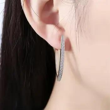 Boucles d'oreilles couleur or pour femmes, décoration de mariage, Design délicat, bijoux en cristal autrichien, cadeau de luxe, 4 couleurs, nouvelle collection