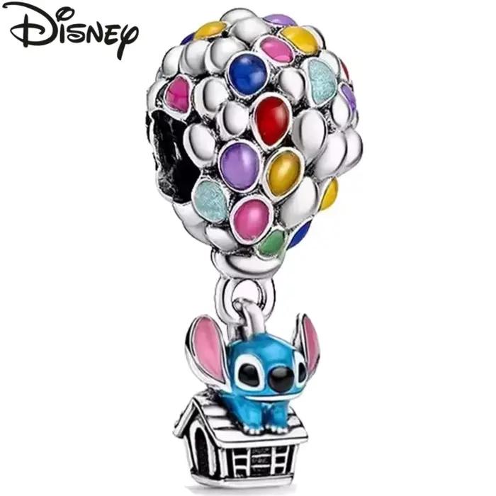 Breloques et pendentifs Disney Stitch mignons en argent 925, compatibles avec les bracelets et colliers DIY de 3 mm, bijoux pour femmes, cadeau de vacances raffiné