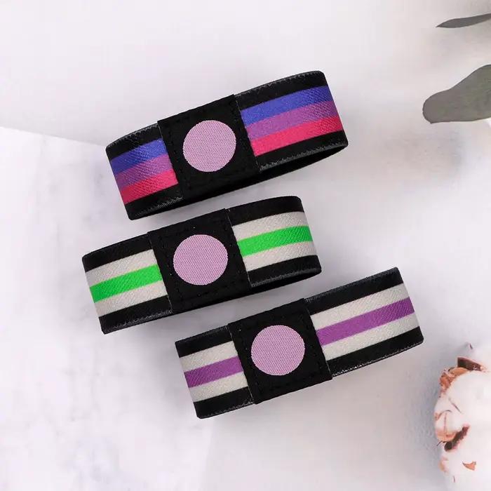 Bracelets élastiques en forme de cœur arc-en-ciel pour hommes et femmes, Bracelet d'amitié, accessoire coloré, cadeaux pour amis