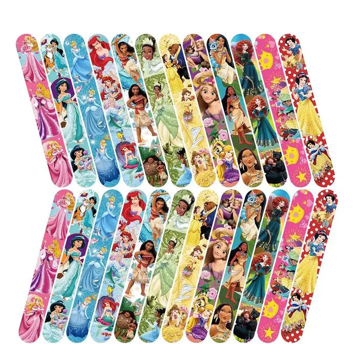 Lot de 12 bracelets claquettes série Princesse, bracelets Moana Pat Circle, cadeaux amusants pour enfants, jouets pour enfants