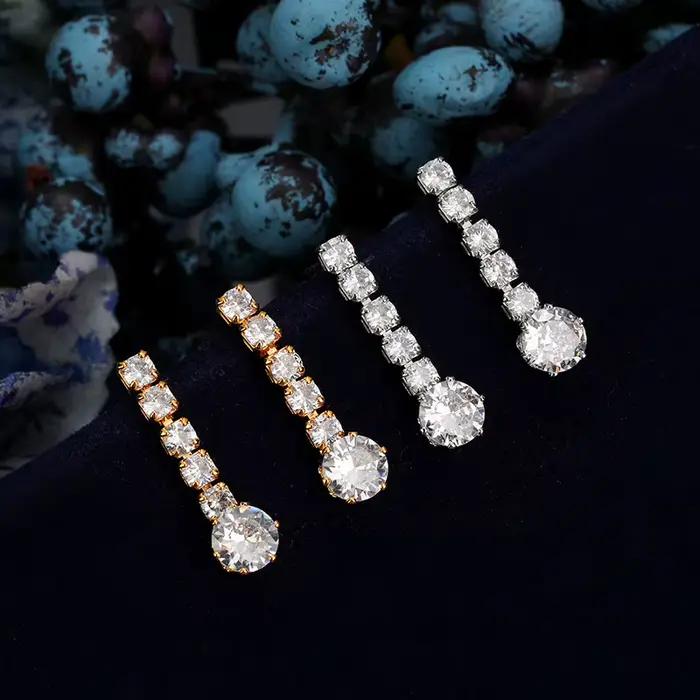 HADIYANA-Diadèmes et Couronne pour Femme, Ensembles de Bijoux Attrayants et Impressifs pour Patients de Mariage, Accessoires de Cadeaux Romantiques, BN9095