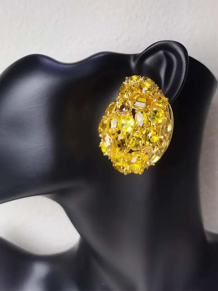 Nouvelles Boucles d'Oreilles Originales 2026 pour Femme, en Cristal Taillé, Bijoux de Mariage Exquis, Marque de Luxe, en Acier Inoxydable, Géométriques