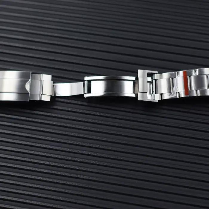 Bracelet de montre Oyster Jubilee 21mm, 3/5 pièces, maillons pour Deep Sea Dweller Seiko NH35/34 904L, boîtier en acier, pièces universelles Mod