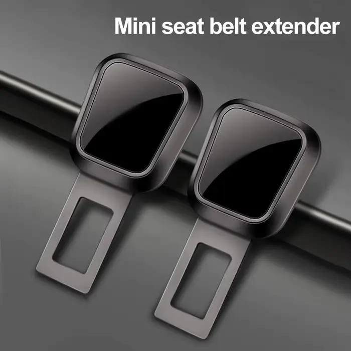 Boucle de ceinture de sécurité, rallonge de ceinture de sécurité de voiture, rallonge de sangle d'épaule, bouton adapté aux intérieurs de voitures Tesla et Mercedes Benz
