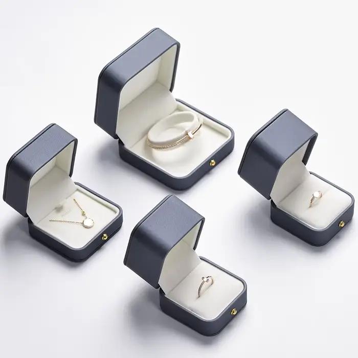 Oirlv – boîte à bijoux en cuir, organisateur de bijoux, collier, pendentif, Bracelet, longue chaîne, boîte de rangement, emballage, boîte cadeau pour mariage