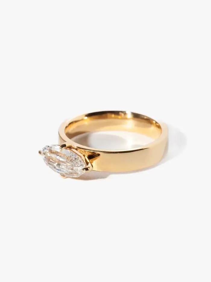 Bague en argent Sterling 925 pour femmes, minimaliste, Marquise, Zircon, fiançailles, fête de mariage, luxe, haute qualité, bijoux fins
