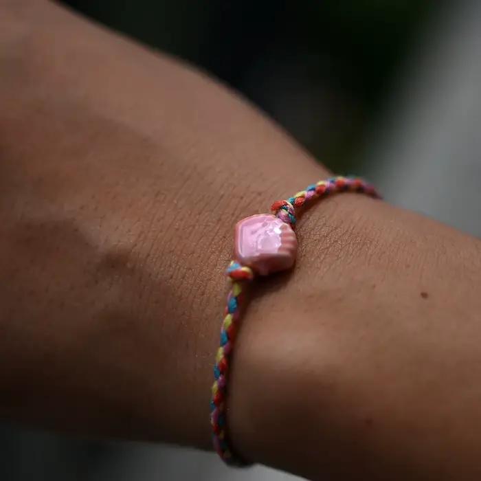 10 pièces Bracelet en coquillage en céramique pour femmes amitié bohème empilable corde colorée poignet Bracelet à breloques accessoires de mode