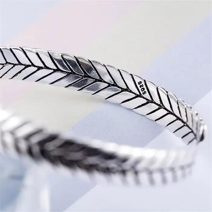 Bracelets tressés créatifs en argent regardé 925, bijoux de personnalité du cuir chevelu, bracelets populaires exquis, salle Mars, SL078, nouveau