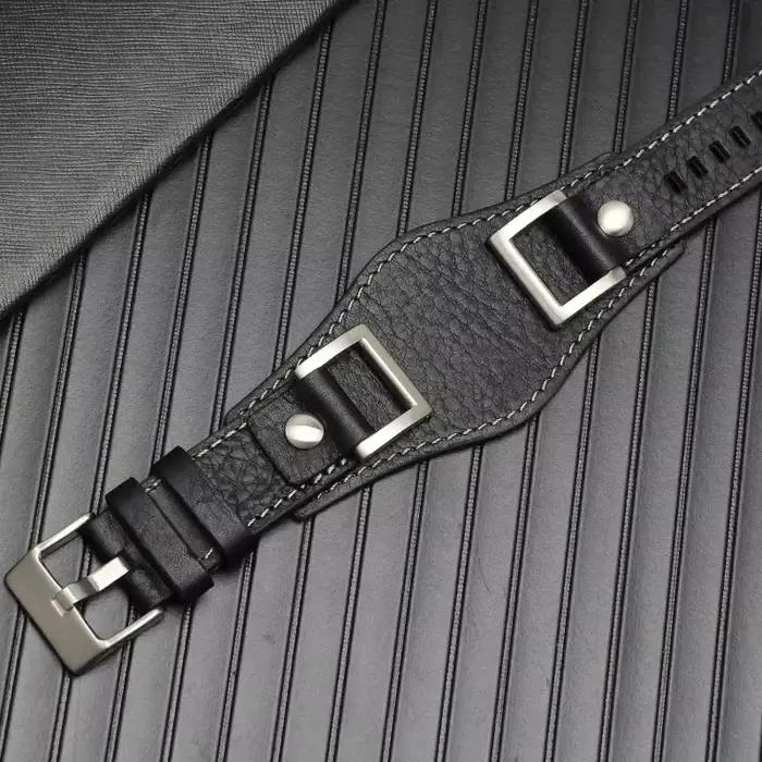 Pour Fossil JR1157 bracelet de montre en cuir véritable 24mm hommes bracelet de montre bracelet en cuir de haute qualité style rétro