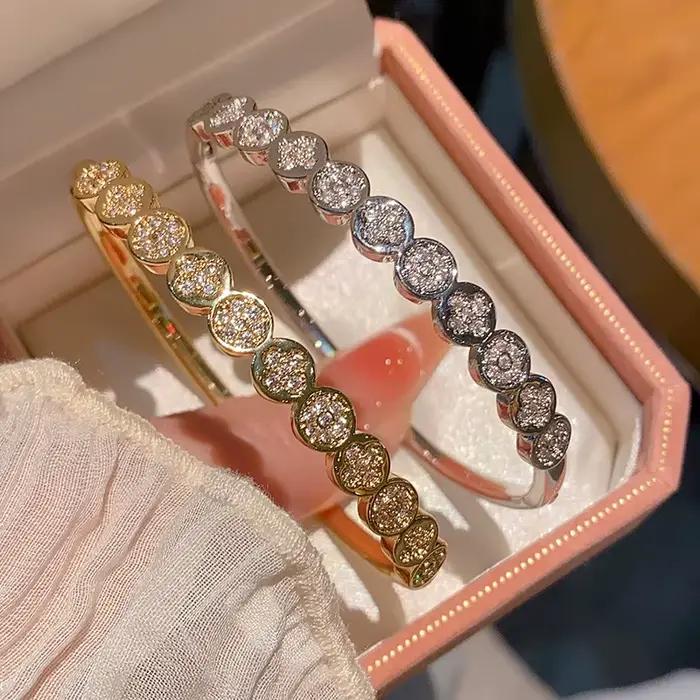 Bracelet de mode couleur or 24 carats, tendance, spécial, charmant, exquis, cadeau de saint valentin