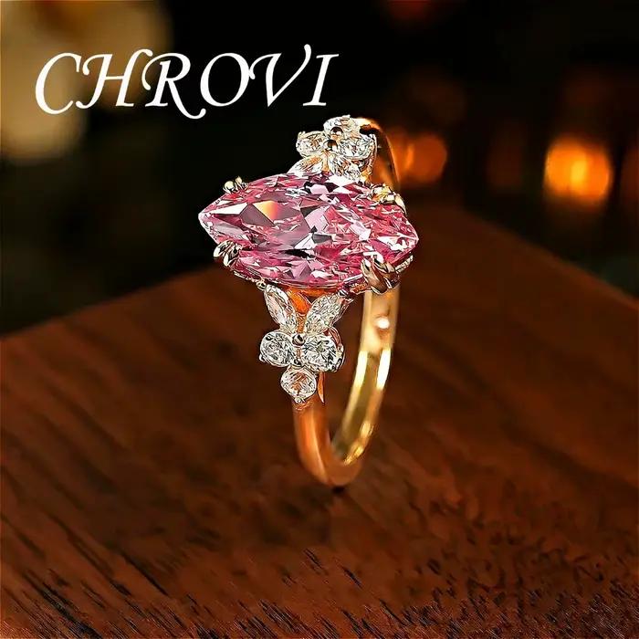 Bague de luxe légère en argent sterling 925 haut de gamme Padparadscha pour femme avec diamant à haute teneur en carbone, bague de mariage ouverte
