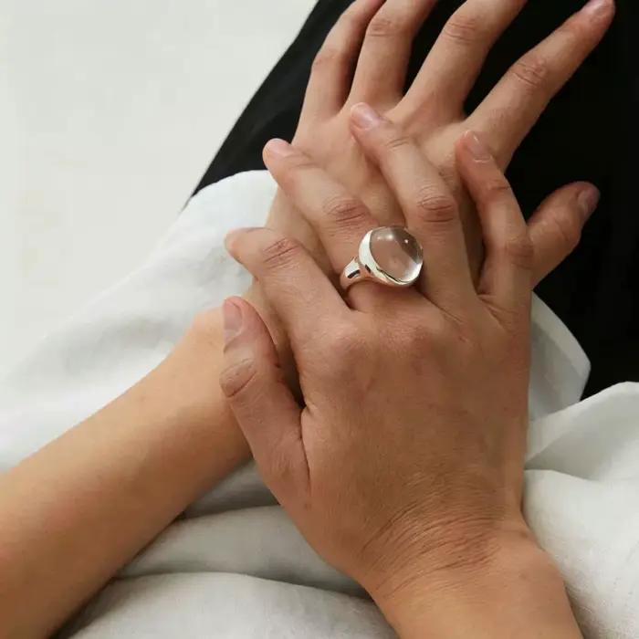XIYANIKE – bagues réglables en cristal transparent élégantes pour femmes et filles, nouveaux bijoux à la mode, cadeau de fête, vente en gros