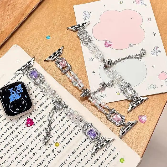 Bracelet de montre haut de gamme pour bracelet Huawei 8/9/10 fit3 fit4 GT4/5 41MM bracelet de montre de luxe élégant pour femmes 18 20 22mm