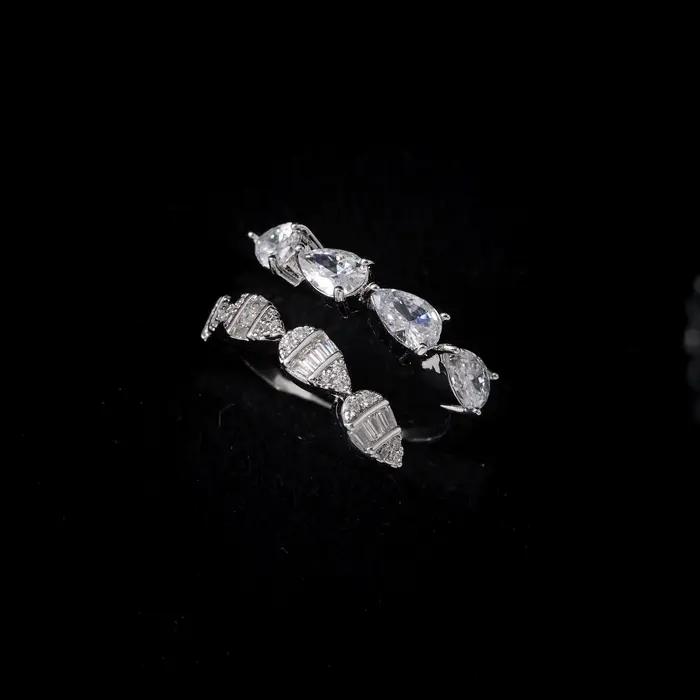 IN JEWELIFE – ensemble de colliers et manchettes de mariée pour femmes, ensemble de bijoux ras du cou en zircone cubique, accessoire de fiançailles pour fête saoudienne de dubaï