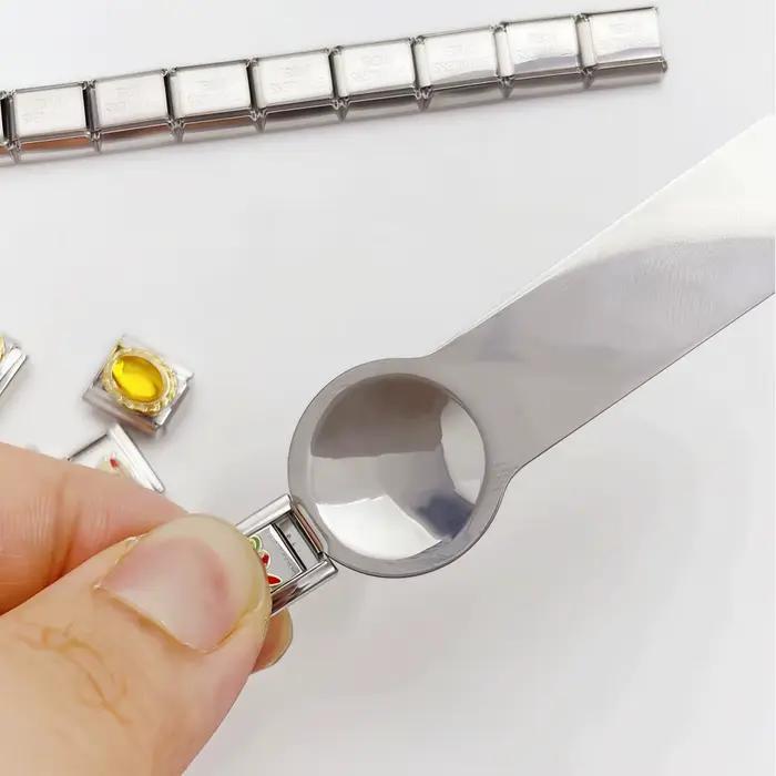 Bracelets tendance et simples en acier inoxydable italien, longueur 18 cm, modules italiens extensibles pour un usage quotidien, adaptés aux femmes et aux hommes