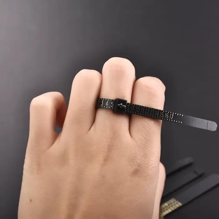 Jauge de mesure de bague UK/US, jauge de mesure de doigt officielle britannique/américaine pour hommes et femmes, tailles A-Z, outils de mesure de bijoux