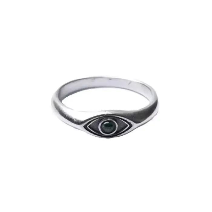 Bague en argent Lapis Lazumovies unisexe, style ethnique simple, œil de cheval, bleu pointu, vintage, tendance, fête, banquet, bijoux, cadeau