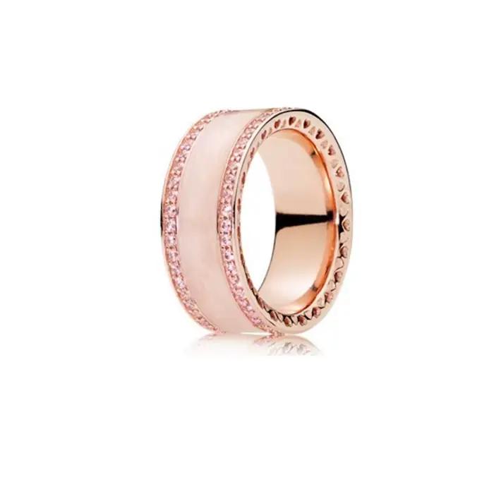 Bague double simple en argent Sterling 100% 925, en forme de cœur creux, design exquis, bijoux de luxe quotidiens pour femmes, cadeau de vacances