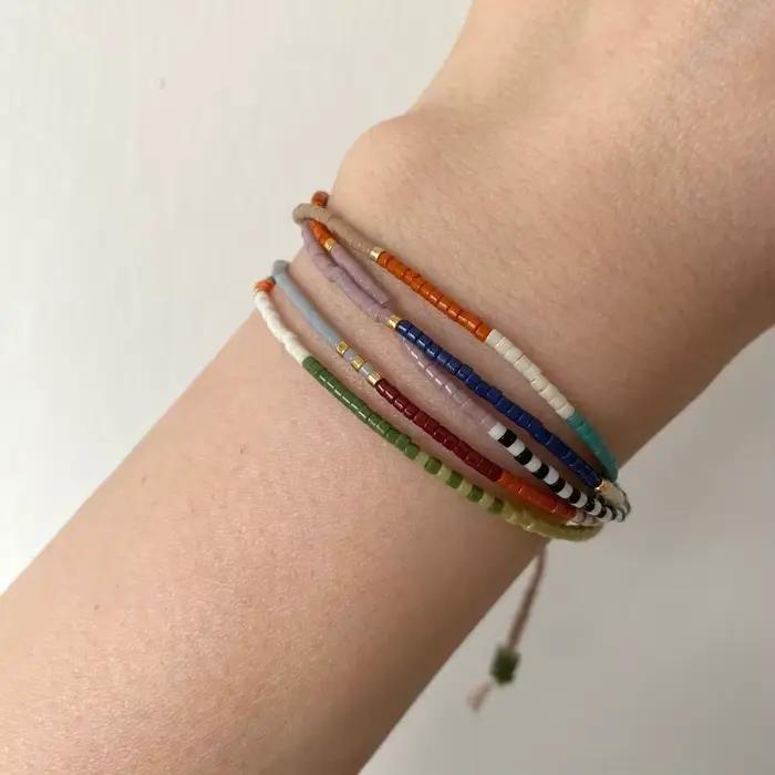 KKBEAD Bracelet empilable multicouche bohème Boho bijoux pour femmes Miyuki perles de rocaille Pulseras Mujer